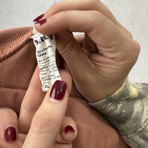 Pact Leggings Womens XL Rose Pink Organic Cotton High Rise Yoga Stretch Pants - Picture 4 of 10